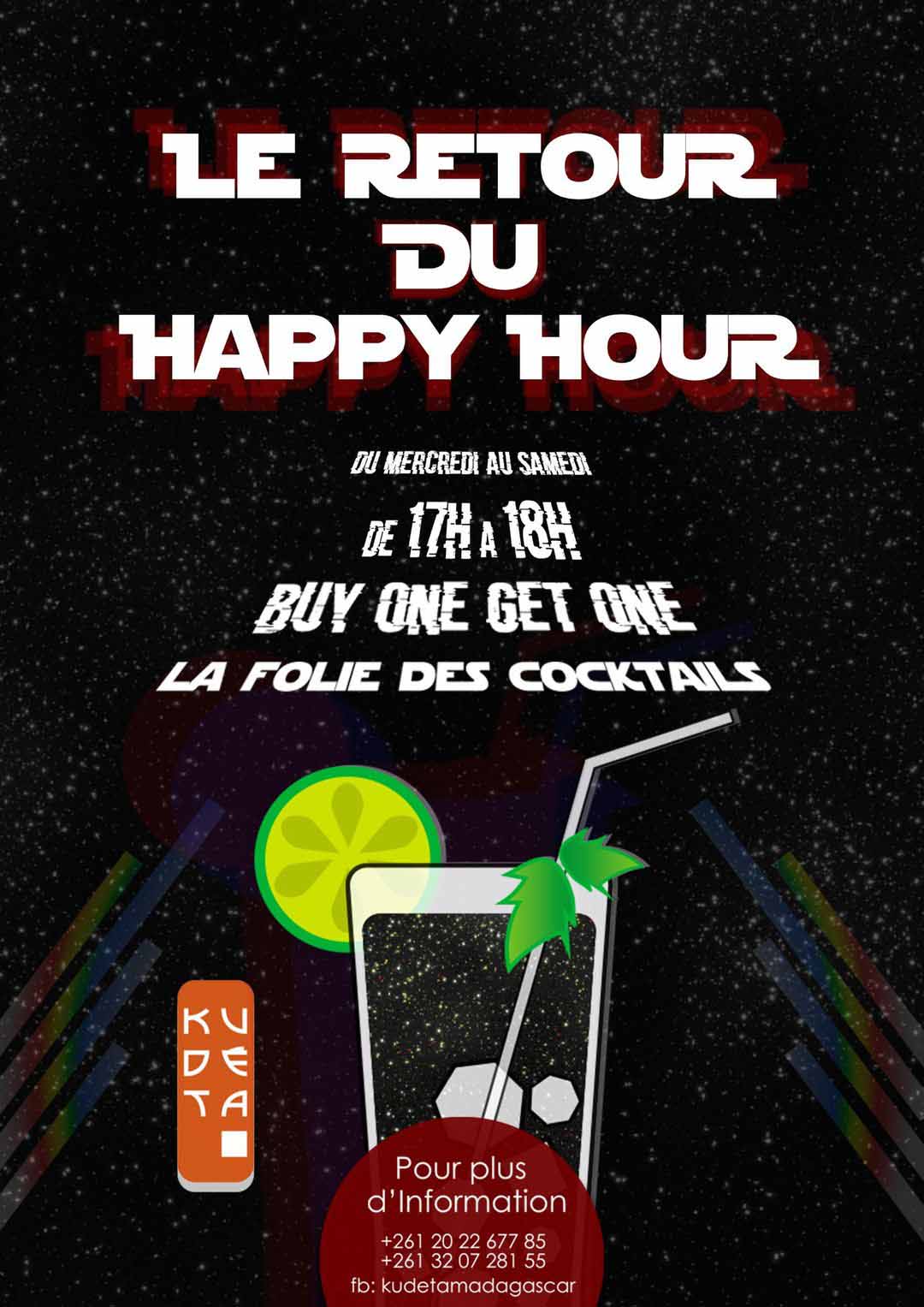 Affiche happy hour