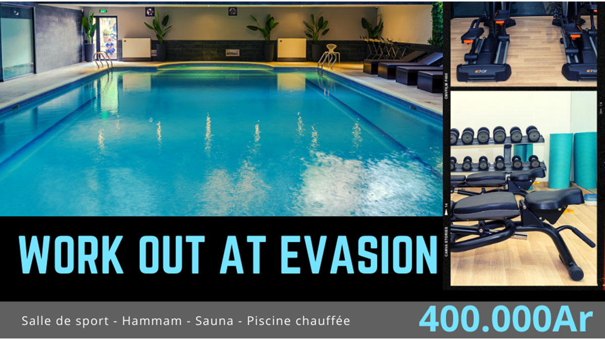 𝐀𝐁𝐎𝐍𝐍𝐄𝐌𝐄𝐍𝐓 CHEZ EVASION FITNESS & SPA