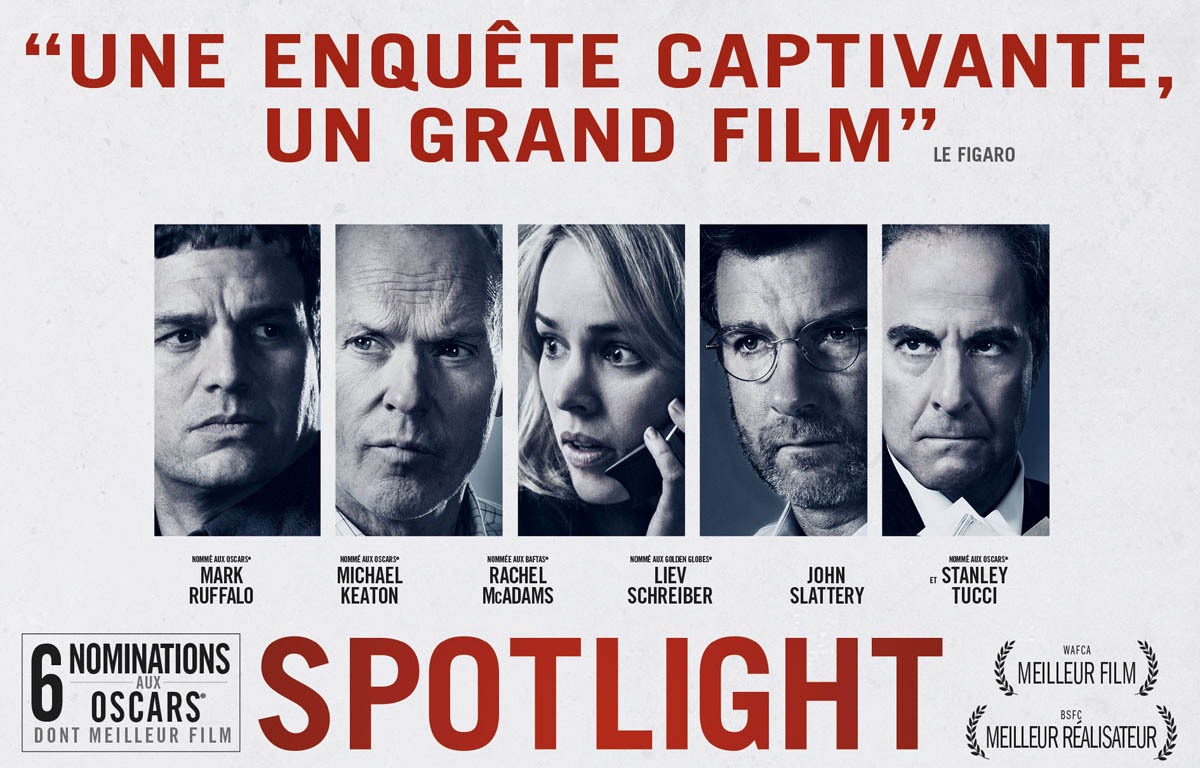 SPOTLIGHT, LA FASCINANTE ENQUETE DU BOSTON GLOBE